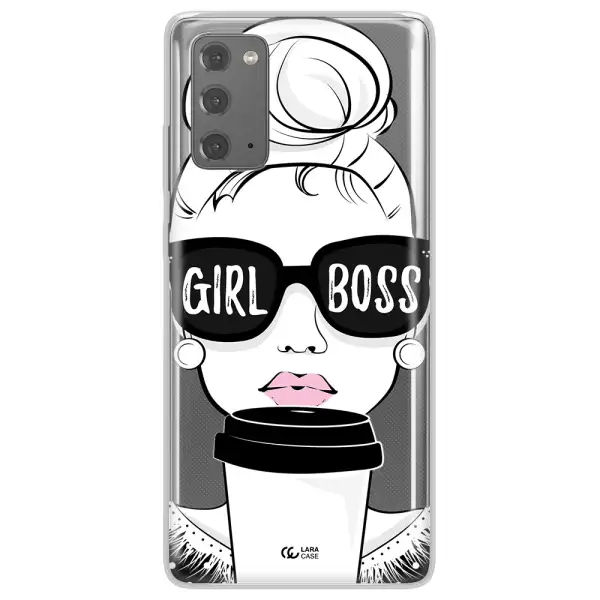 Girl Boss Samsung Note 20 Clear TPU Case