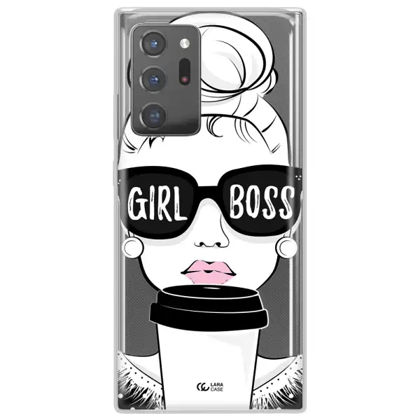 Girl Boss Samsung Note 20 Ultra Clear TPU Case