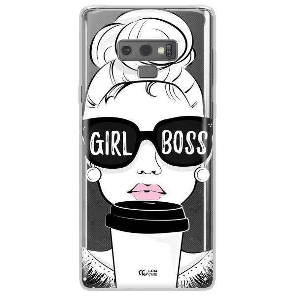 Girl Boss Samsung Note 9 Clear TPU Case