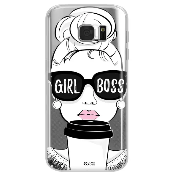 Girl Boss Samsung S 7 Clear TPU Case