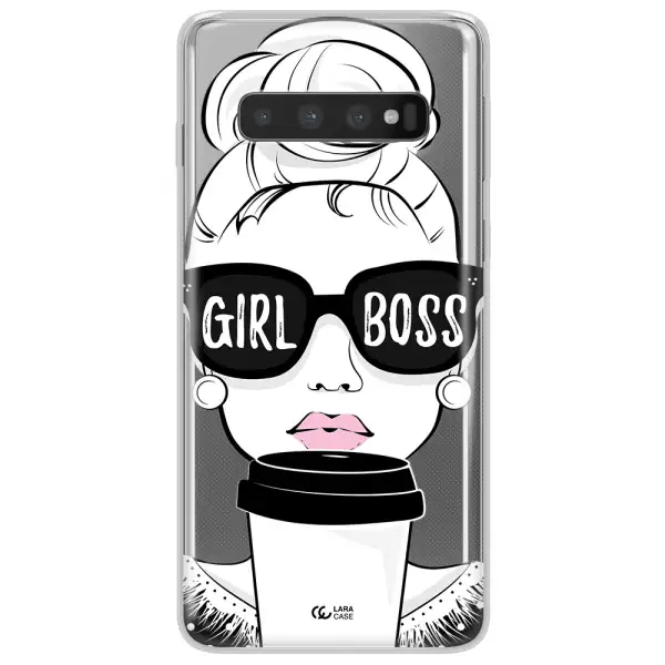 Girl Boss Samsung S10 Plus Clear TPU Case