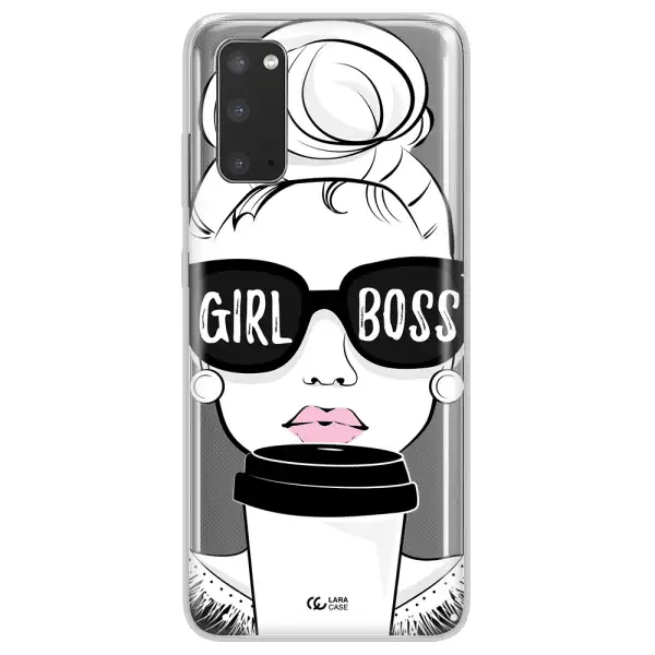 Girl Boss Samsung S20 Clear TPU Case