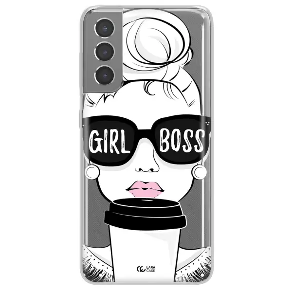 Girl Boss Samsung S21 Plus Clear TPU Case