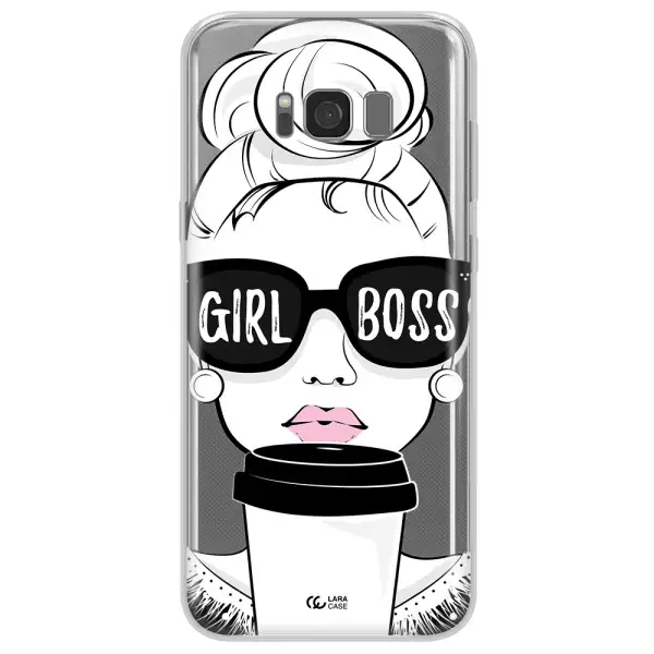 Girl Boss Samsung S8 Clear TPU Case