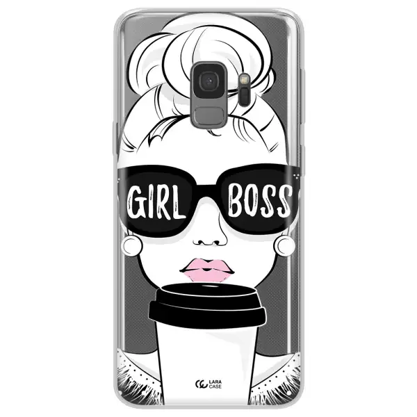 Girl Boss Samsung S9 Clear TPU Case