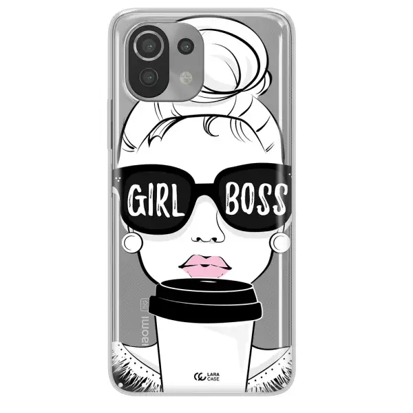 Girl Boss Xiaomi Mi 11 Lite Clear TPU Case
