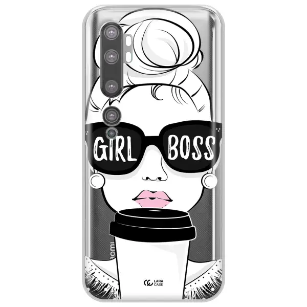 Girl Boss Xiaomi Mi Note 10 Clear TPU Case