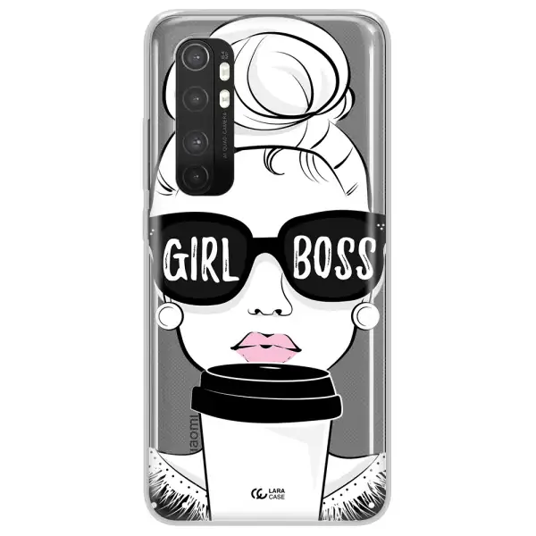 Girl Boss Xiaomi Mi Note 10 Lite Clear TPU Case