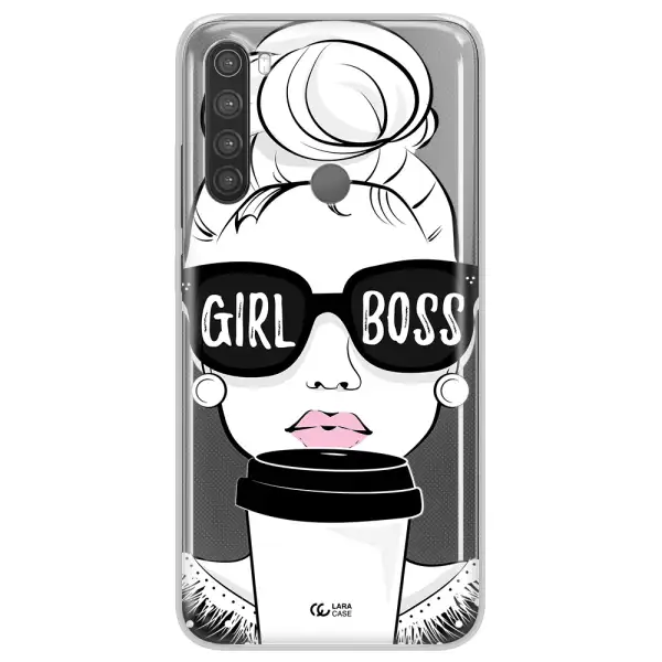 Girl Boss Xiaomi Note 8 Clear TPU Case
