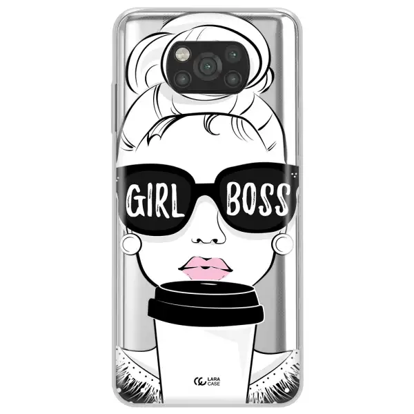 Girl Boss Xiaomi Poco X3 Clear TPU Case