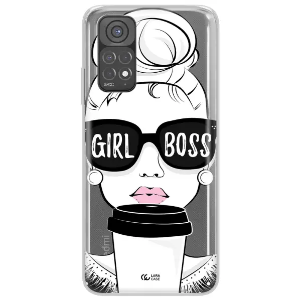 Girl Boss Xiaomi Redmi Note 11 Clear TPU Case