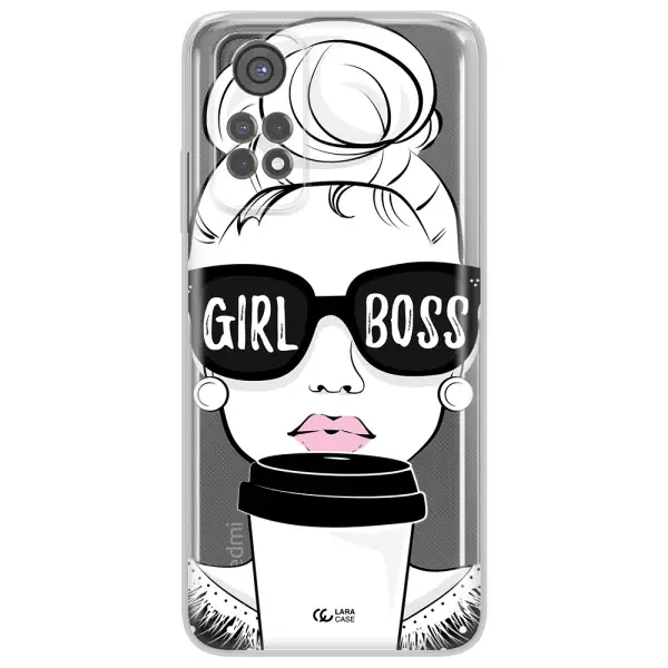 Girl Boss Xiaomi Redmi Note 11S Clear Tpu Case