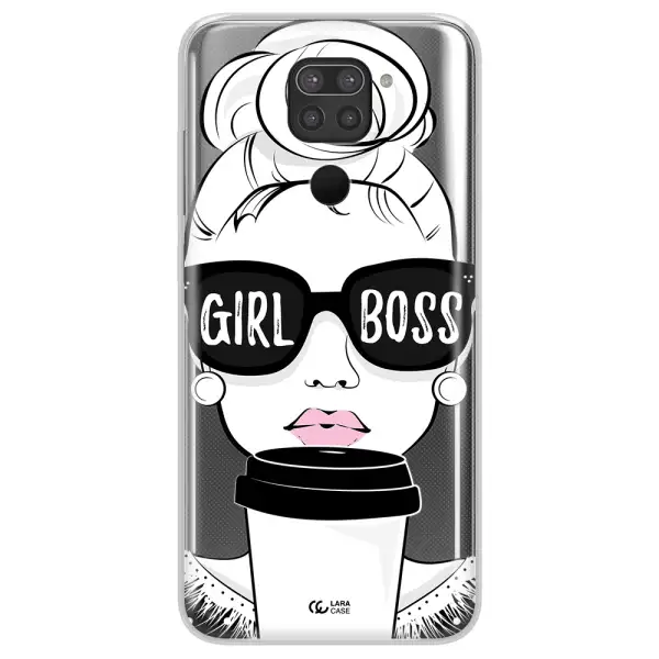 Girl Boss Xiaomi Redmi Note 9 Clear TPU Case