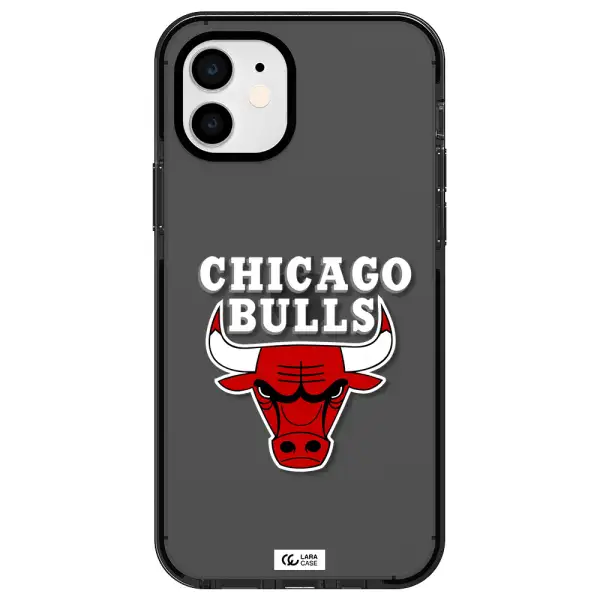 Chicago Bulls Apple iPhone 11 impact Smoke Black Case