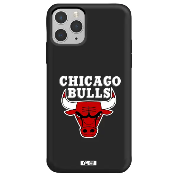 Chicago Bulls Apple iPhone 11 pro max Silicone black Case