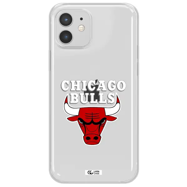 Chicago Bulls Apple iPhone 12 mini Clear TPU Case