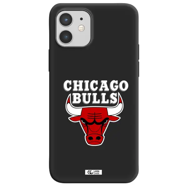 Chicago Bulls Apple iPhone 12 mini Silicone black Case