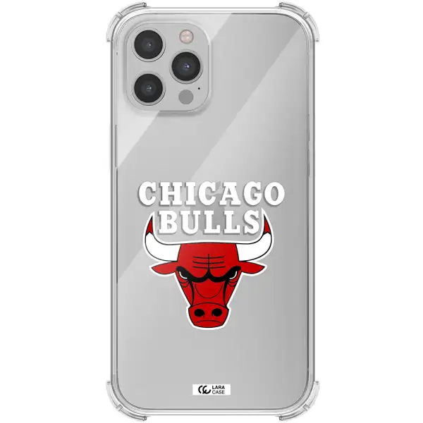 Chicago Bulls Apple iPhone 12 pro Clear PC Case