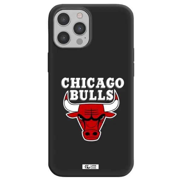 Chicago Bulls Apple iPhone 12 pro Silicone black Case