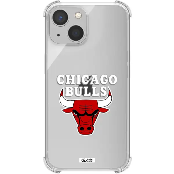 Chicago Bulls Apple iPhone 13 Clear PC Case