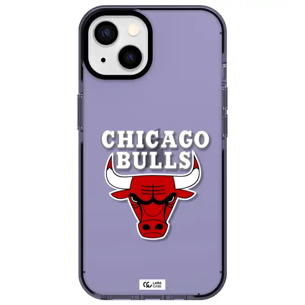 Chicago Bulls Apple iPhone 13 impact Lilac Case