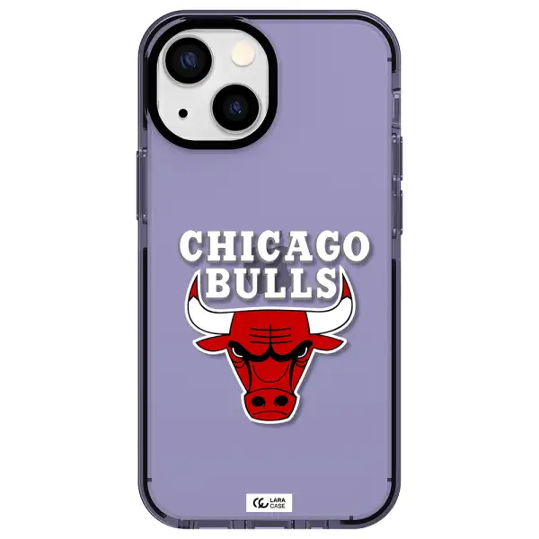 Chicago Bulls Apple iPhone 13 mini impact Lilac Case