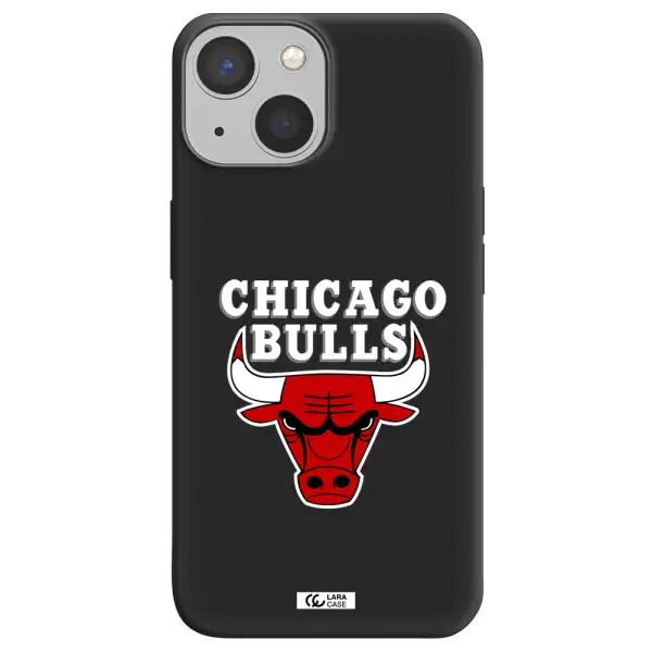 Chicago Bulls Apple iPhone 13 mini Silicone black Case