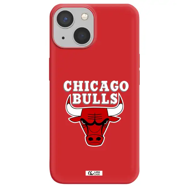 Chicago Bulls Apple iPhone 13 mini Silicone Imperial Red Case