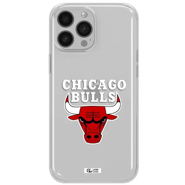 Chicago Bulls Apple iPhone 13 Pro Clear TPU Case