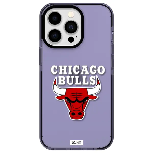 Chicago Bulls Apple iPhone 13 Pro impact Lilac Case