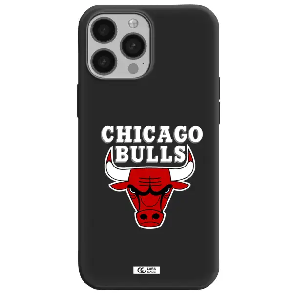 Chicago Bulls Apple iPhone 13 Pro Silicone black Case