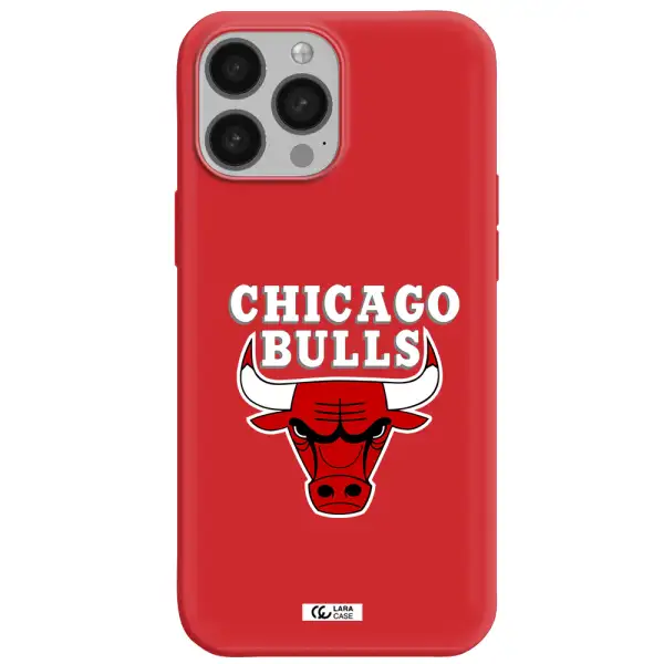 Chicago Bulls Apple iPhone 13 Pro Silicone Imperial Red Case