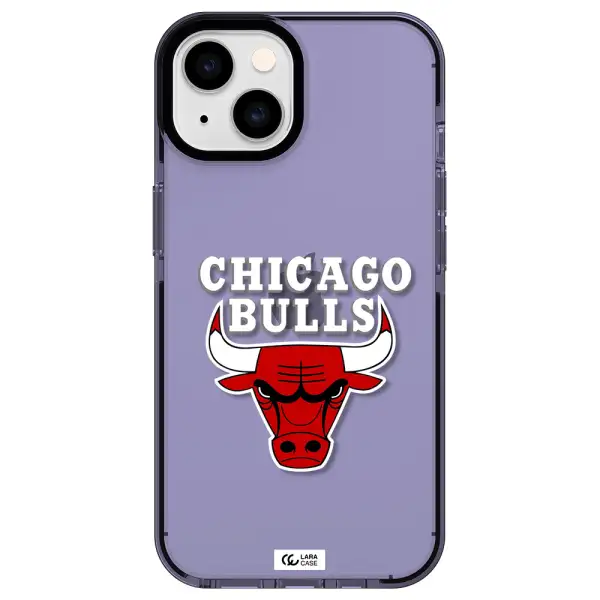 Chicago Bulls Apple iPhone 14 impact Lilac Case