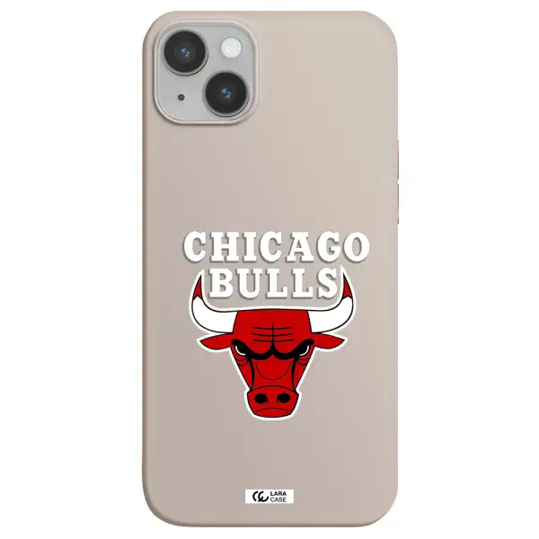 Chicago Bulls Apple iPhone 14 plus Silicone Stone Case