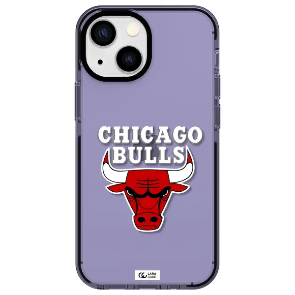 Chicago Bulls Apple iPhone 15 impact Lilac Case