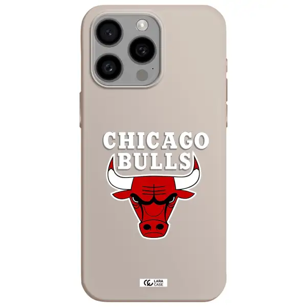 Chicago Bulls Apple Iphone 15 Pro max Silicone Stone Case