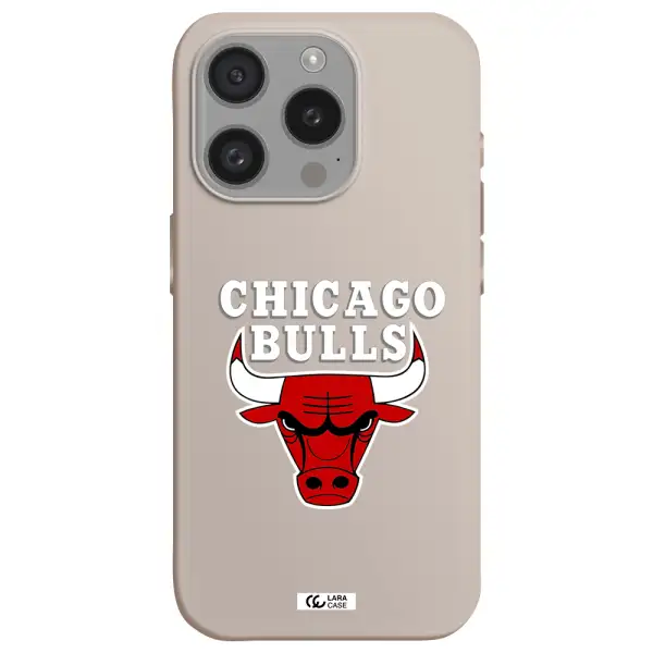 Chicago Bulls Apple Iphone 15 Pro Silicone Stone Case