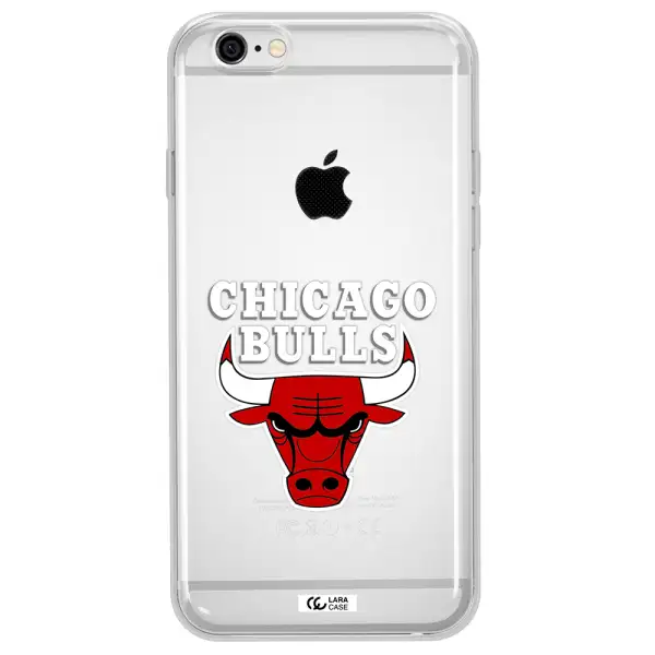 Chicago Bulls Apple iPhone 6 Clear TPU Case
