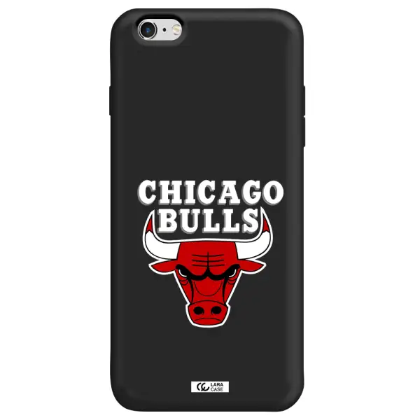 Chicago Bulls Apple iPhone 6 s plus Silicone black Case