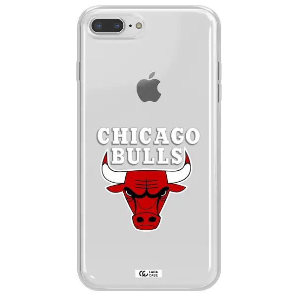 Chicago Bulls Apple iPhone 7 plus Clear TPU Case