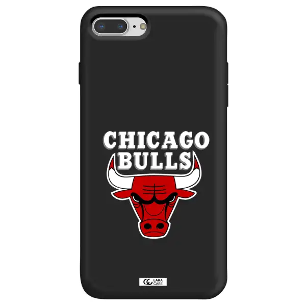 Chicago Bulls Apple iPhone 8 plus Silicone black Case