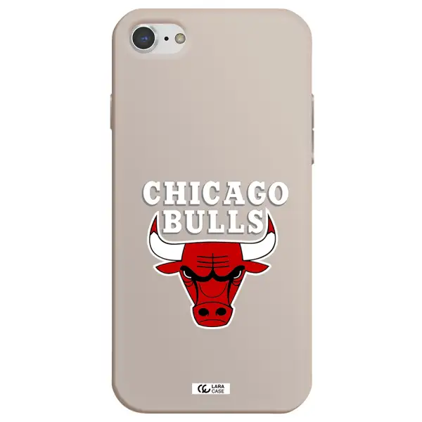 Chicago Bulls Apple iPhone 8 Silicone Stone Case