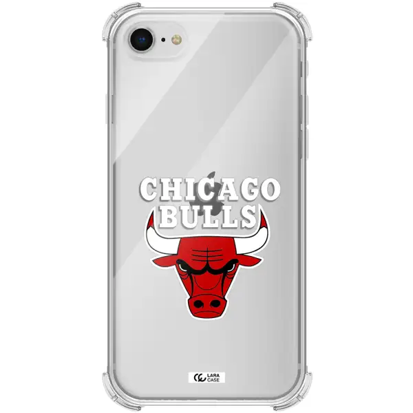Chicago Bulls Apple iPhone se 2020 Clear PC Case