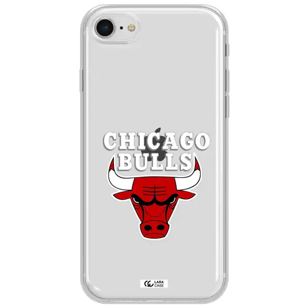 Chicago Bulls Apple Iphone Se 2020 Clear Tpu Case