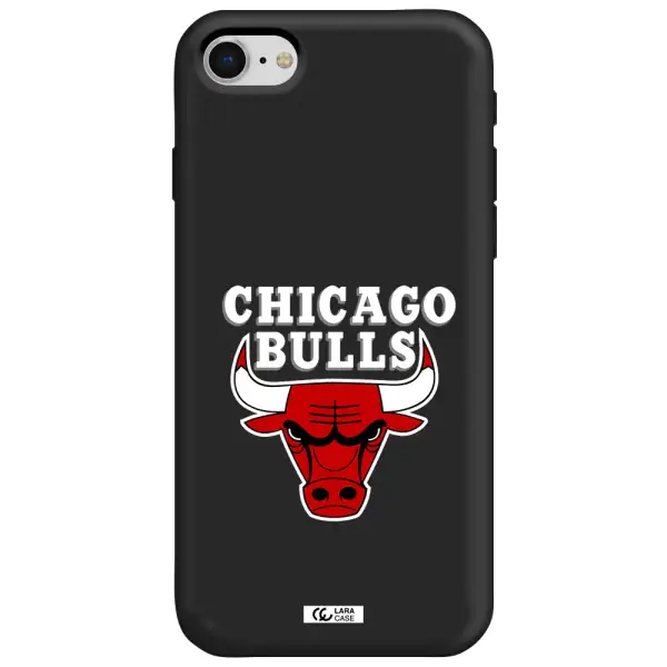 Chicago Bulls Apple iPhone se 2020 Silicone black Case