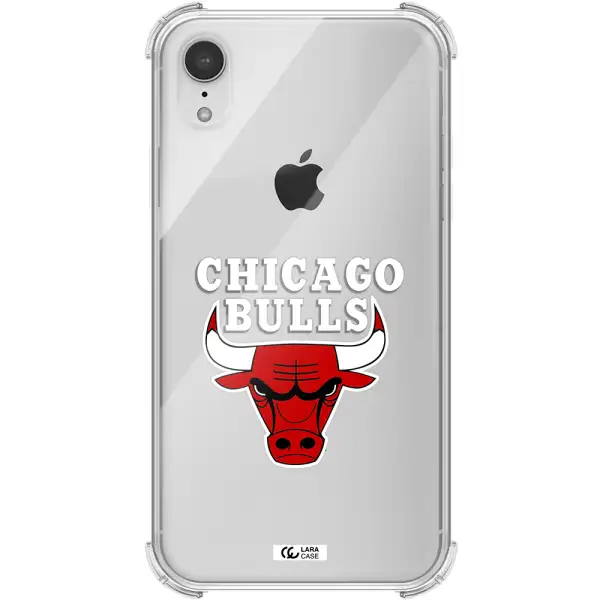 Chicago Bulls Apple iPhone XR Clear PC Case