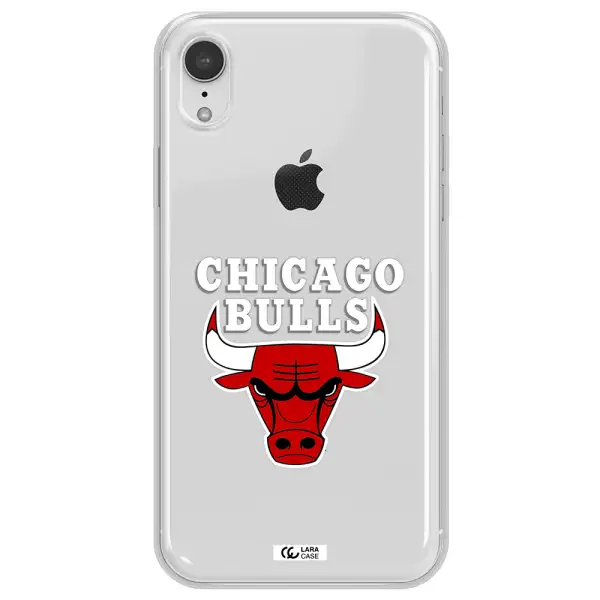Chicago Bulls Apple iPhone XR Clear TPU Case