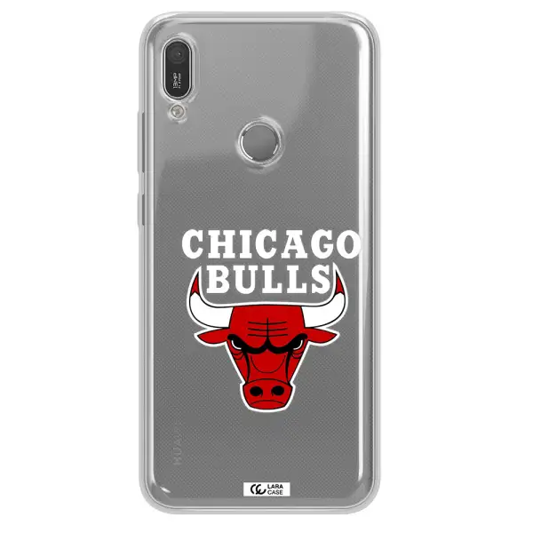 Chicago Bulls Huawei Y6 2019 Clear TPU Case