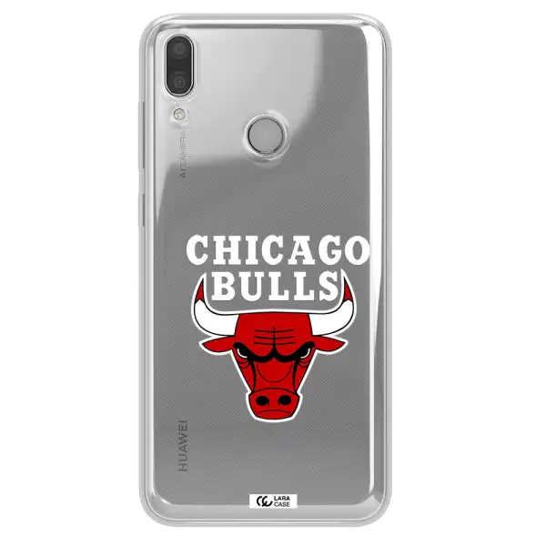 Chicago Bulls Huawei Y7 2019 Clear TPU Case