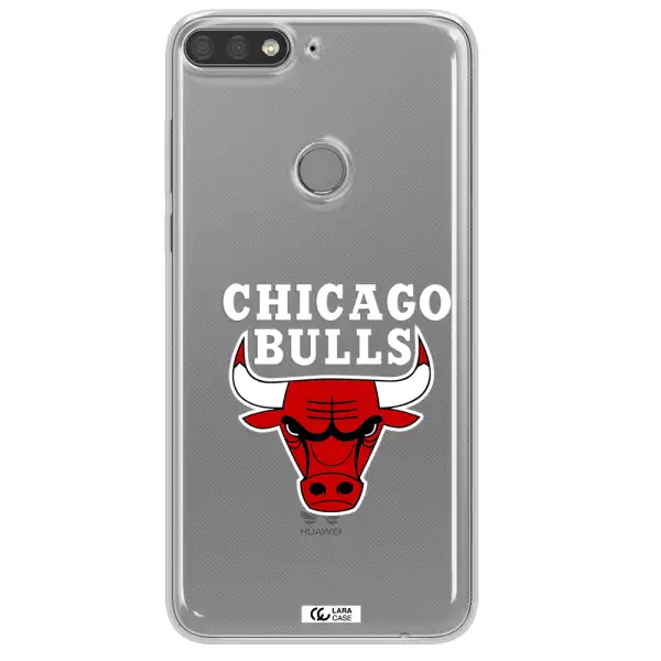 Chicago Bulls Huawei Y7 Prime 2018 Clear TPU Case